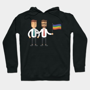 LGBT Couples Design - LGBT Flag Hoodie